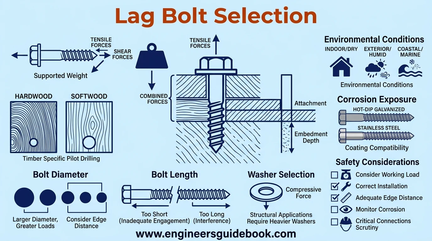 Lag bolt: uses, sizes, and installation guide 7 8. Lag bolt selection