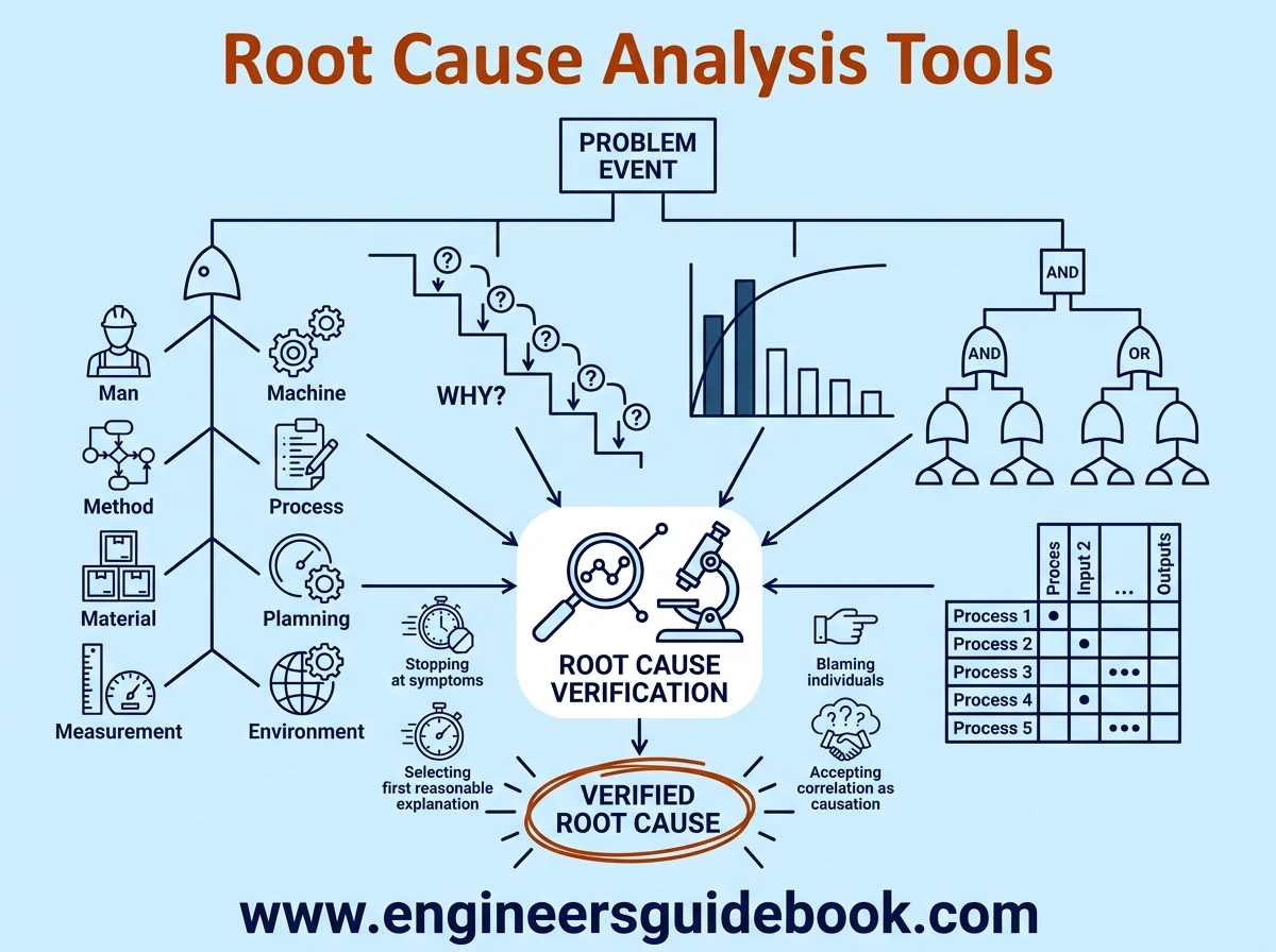 Six sigma tools: 25 tools used in dmaic projects 8 8. Root cause analysis tools