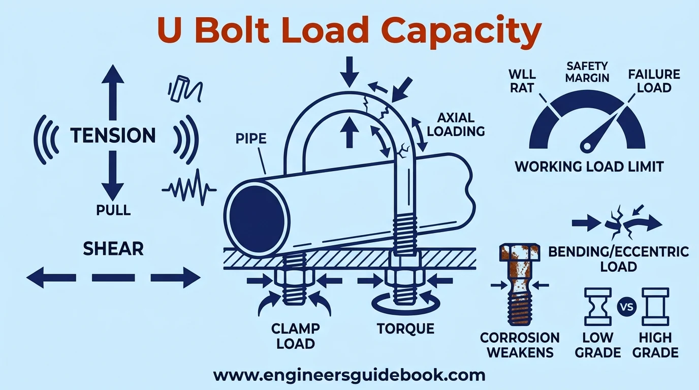 8. U bolt load capacity