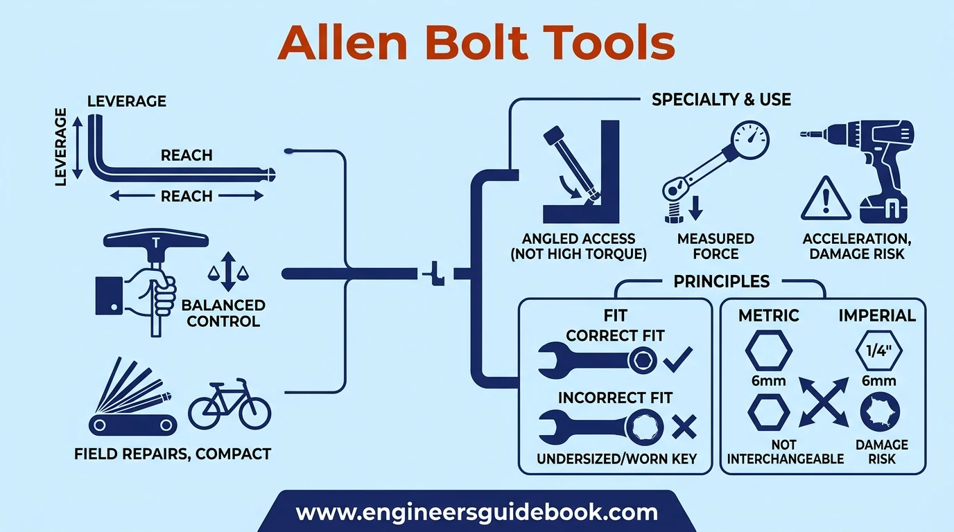 9. Allen bolt tools