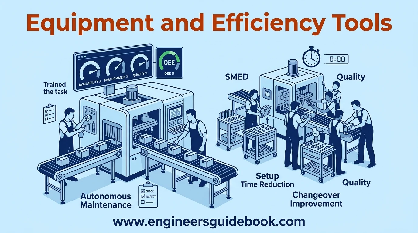 9. Equipment and efficiency tools