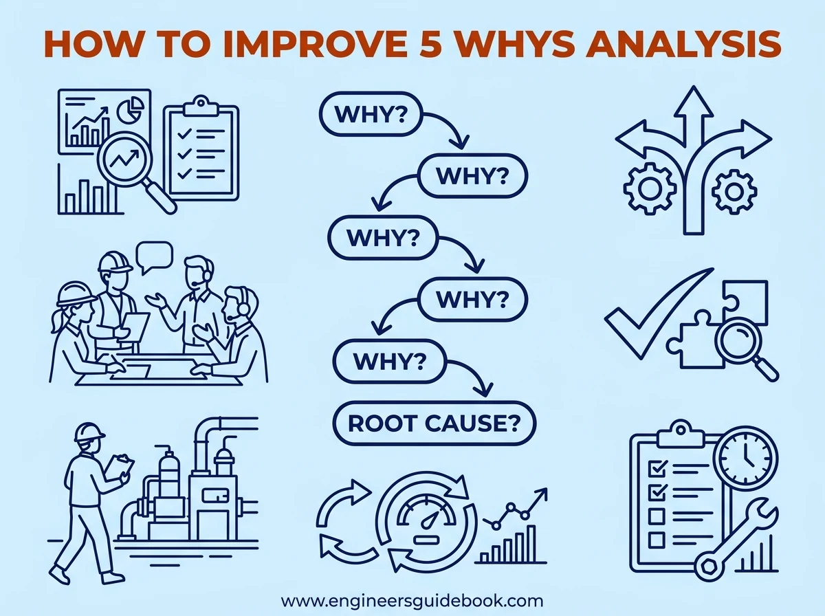 9. How to improve 5 whys analysis