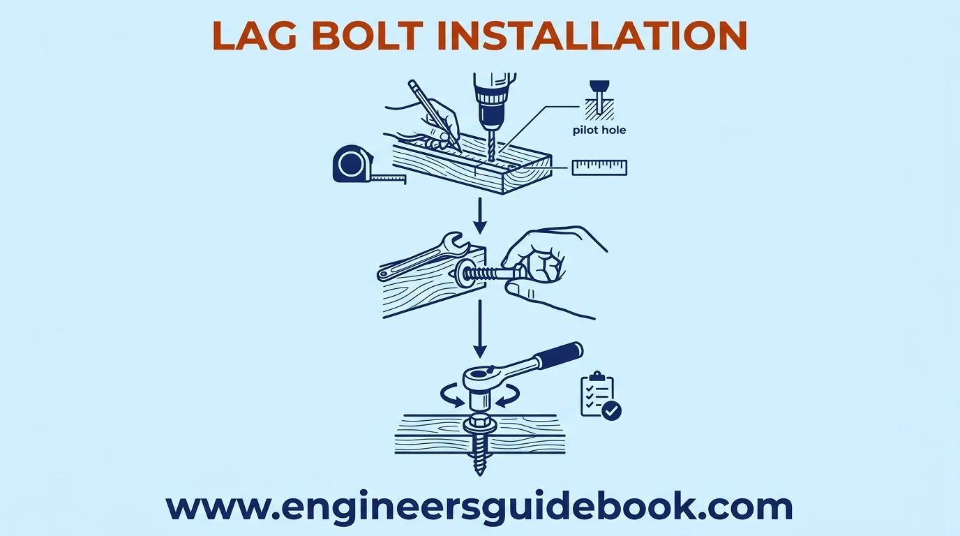 Lag bolt: uses, sizes, and installation guide 8 9. Lag bolt installation