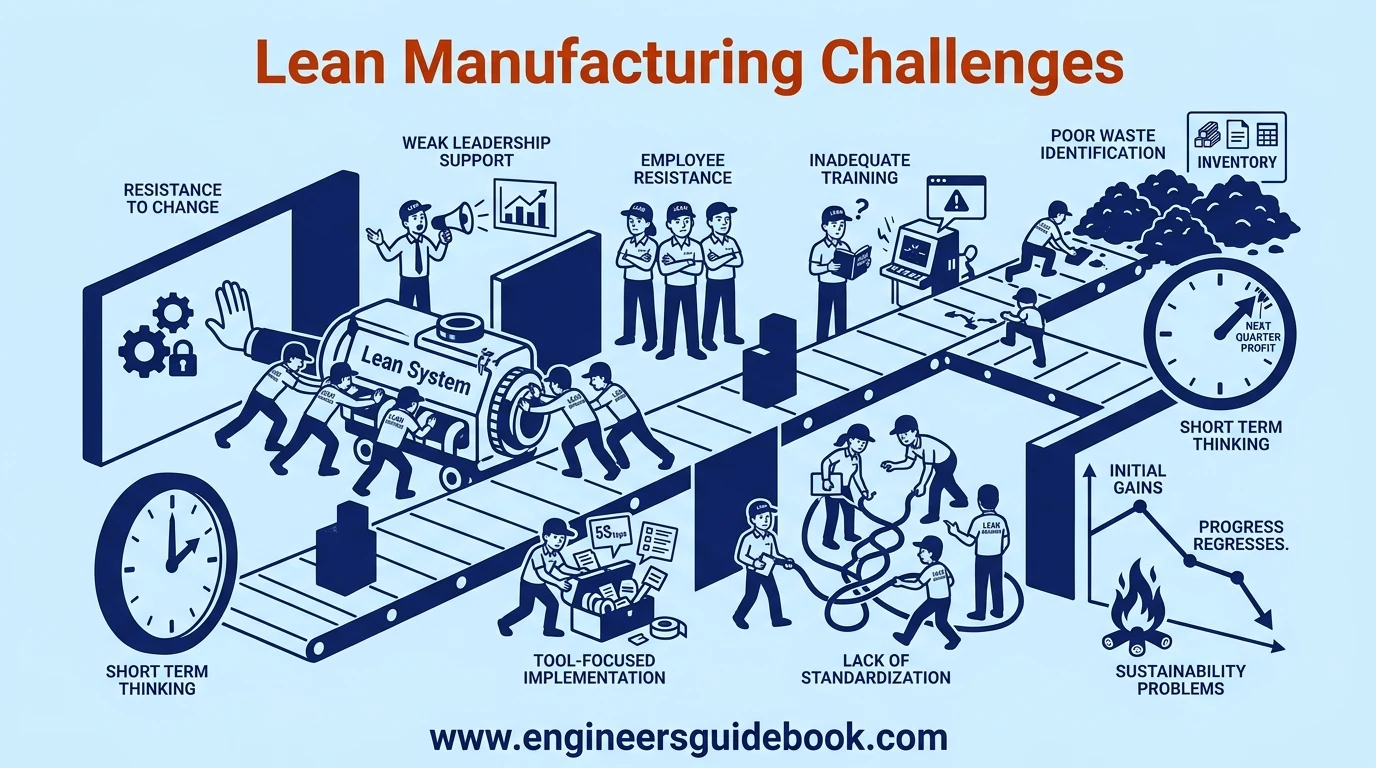 9. Lean manufacturing challenges