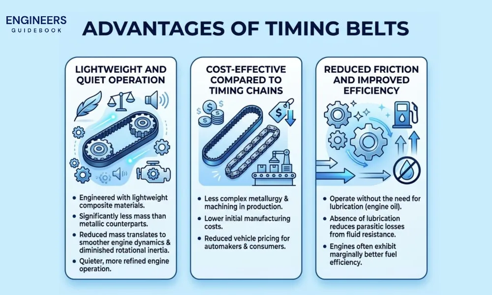Advantages of timing belts