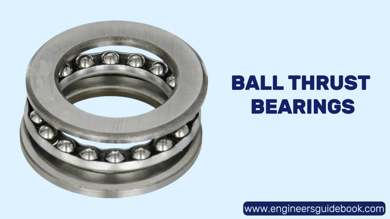 Thrust bearing types, features, applications 1 Ball thrust bearings