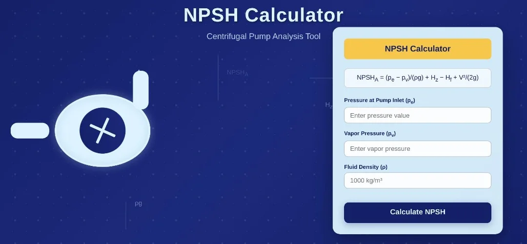 Pump npsh calculator