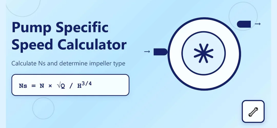 Pump specific speed calculator
