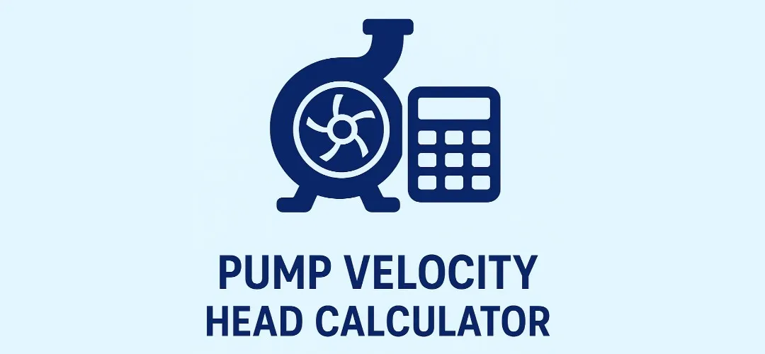 Pump Velocity Head Calculator
