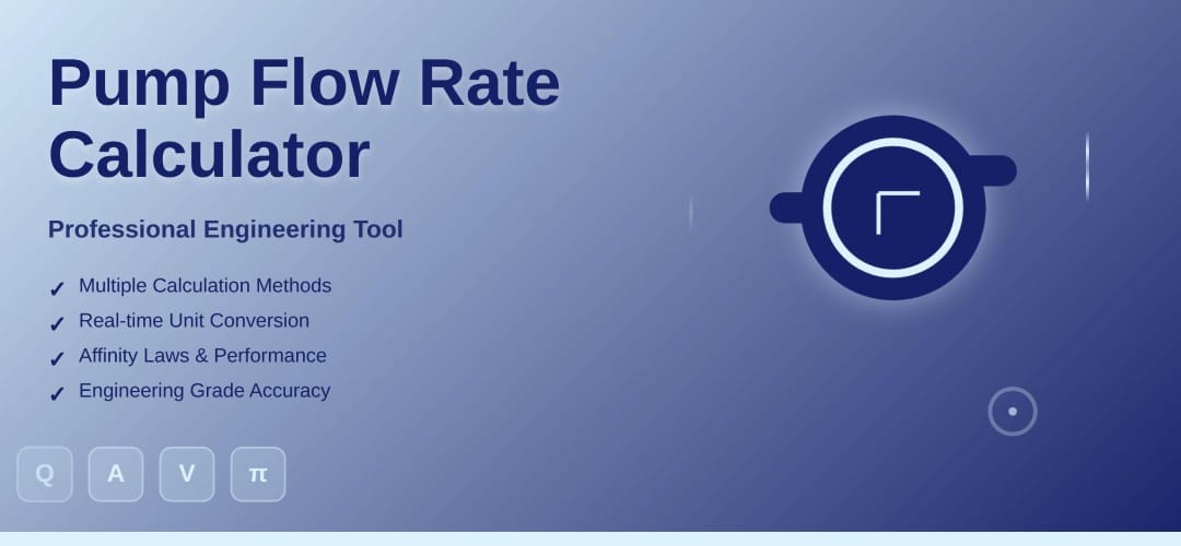 Pump Flow Rate Calculator