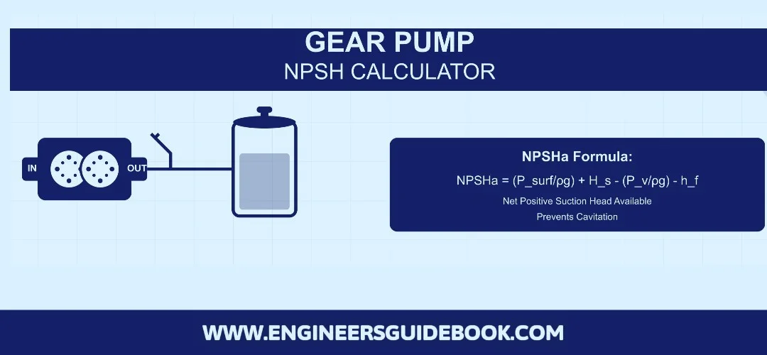 Gear Pump NPSH Calculator