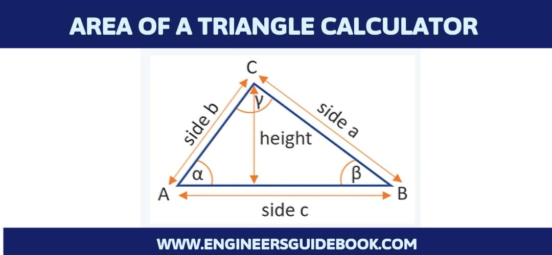 Area of a triangle calculator 1 Area of a triangle calculator