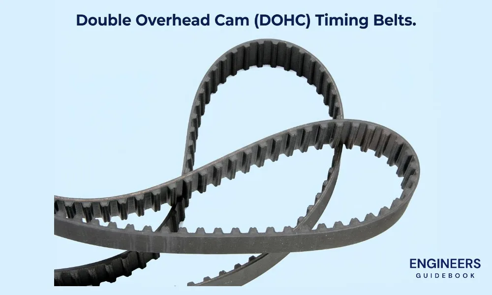 Double overhead cam (dohc) timing belts