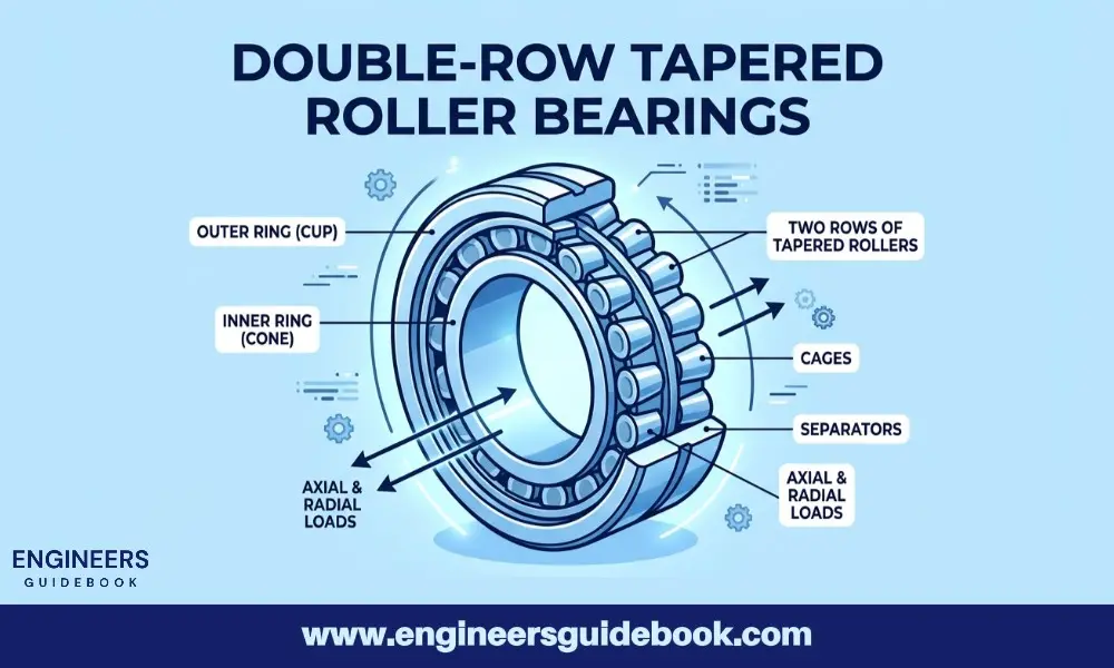 Tapered roller bearings | types and applications | 5 Double-row tapered roller bearings