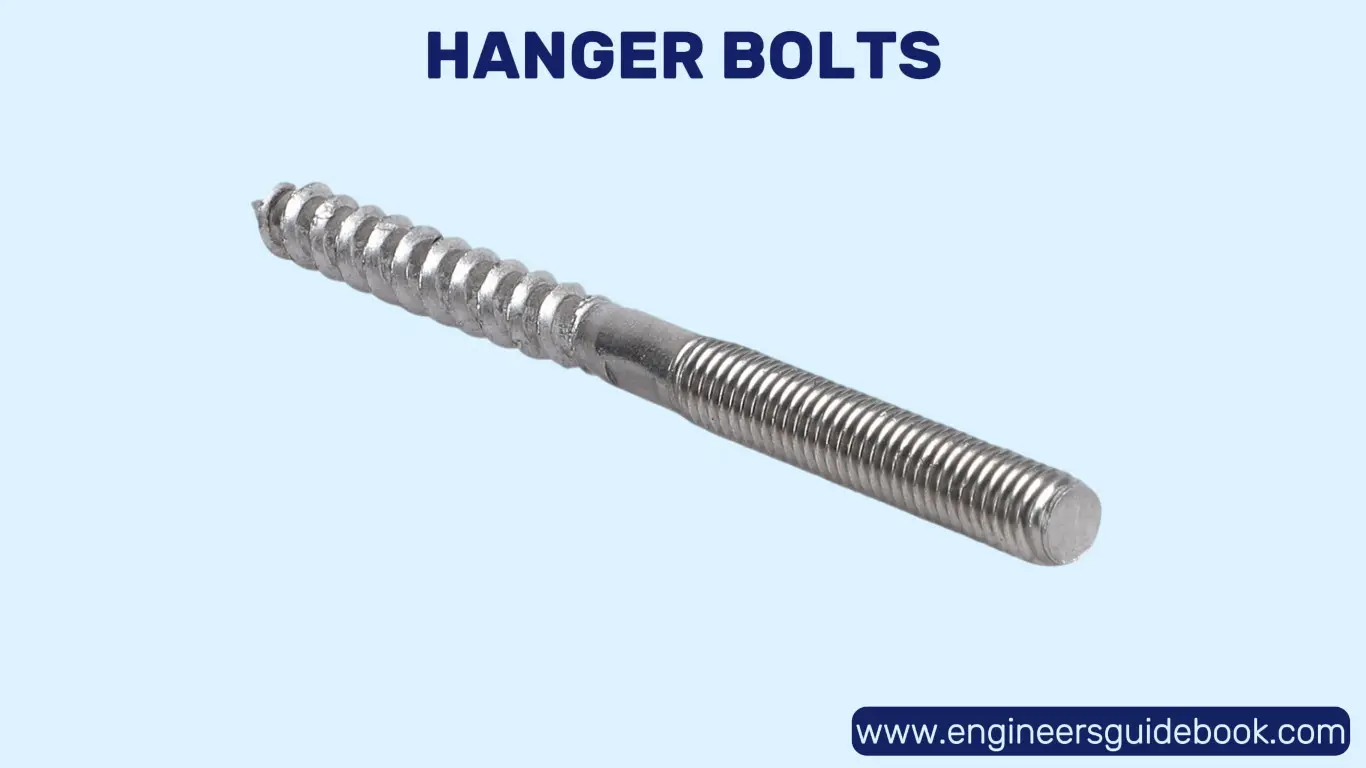 20 types of bolts | advantages and applications | 17 Hanger bolts