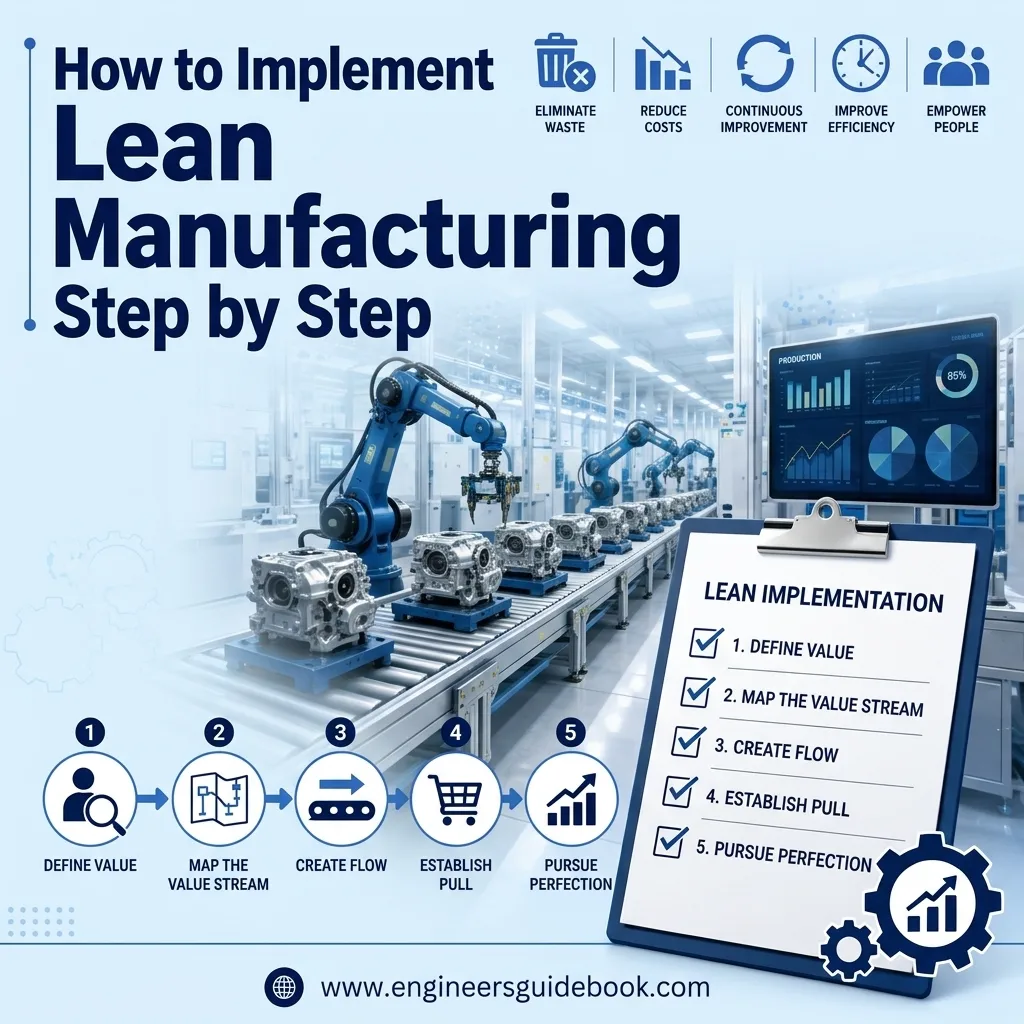 How to implement lean manufacturing step by step