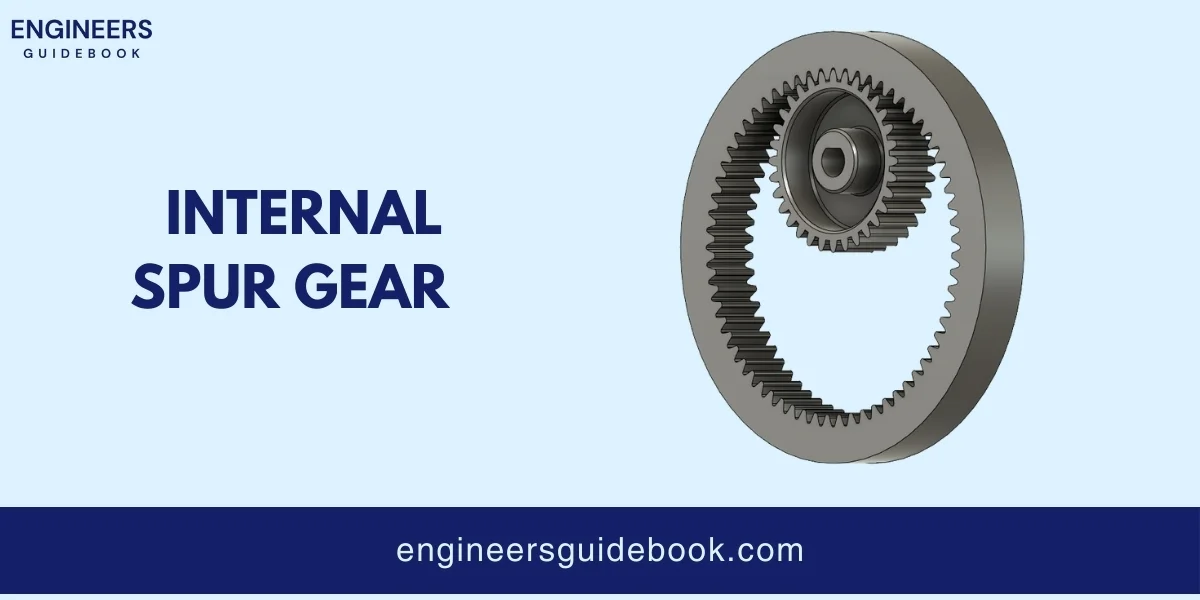 Spur gears: types, advantages, disadvantages & applications 5 Internal spur gear