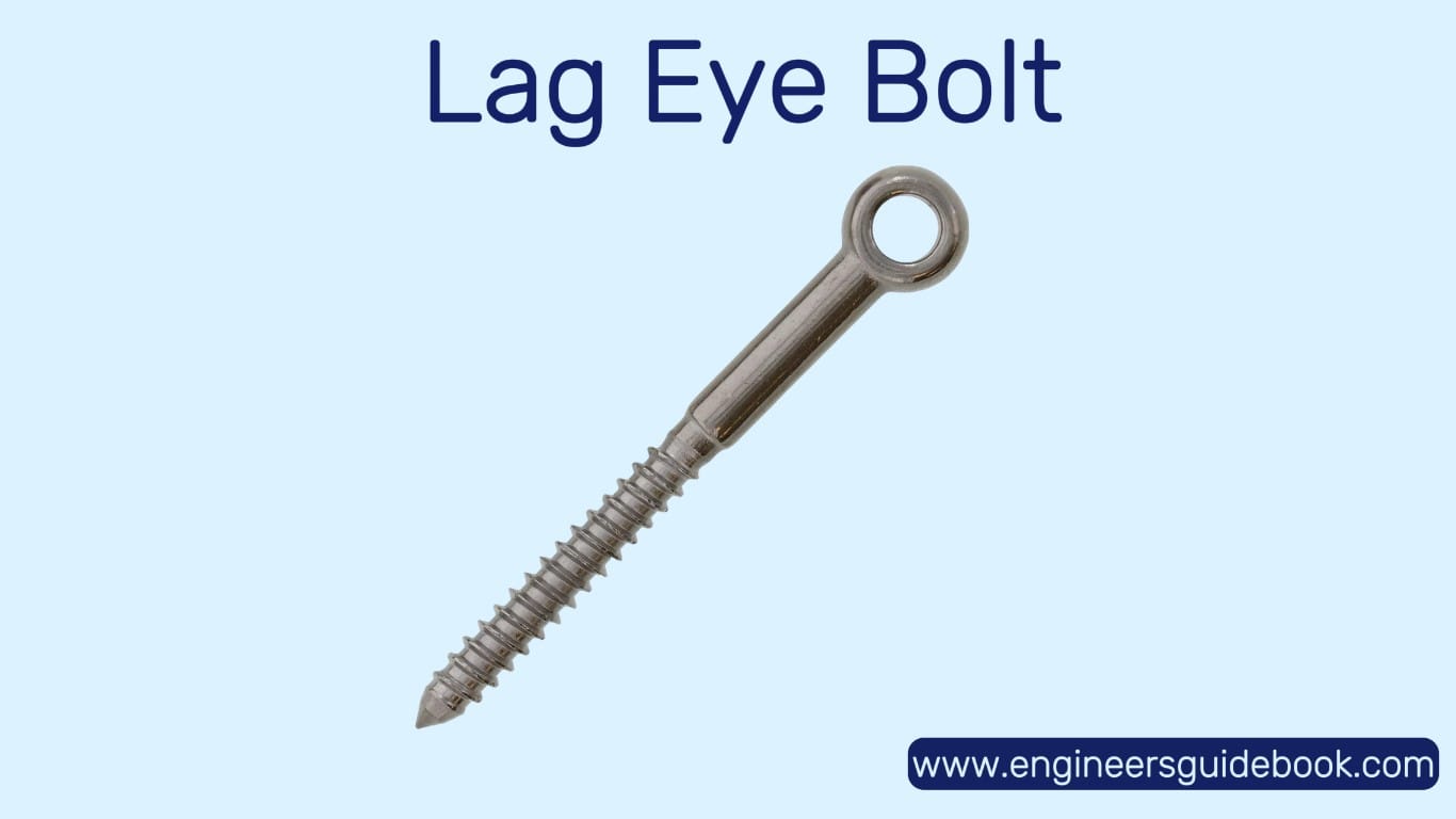 Eye bolts: types and uses 6 Lag eye bolt