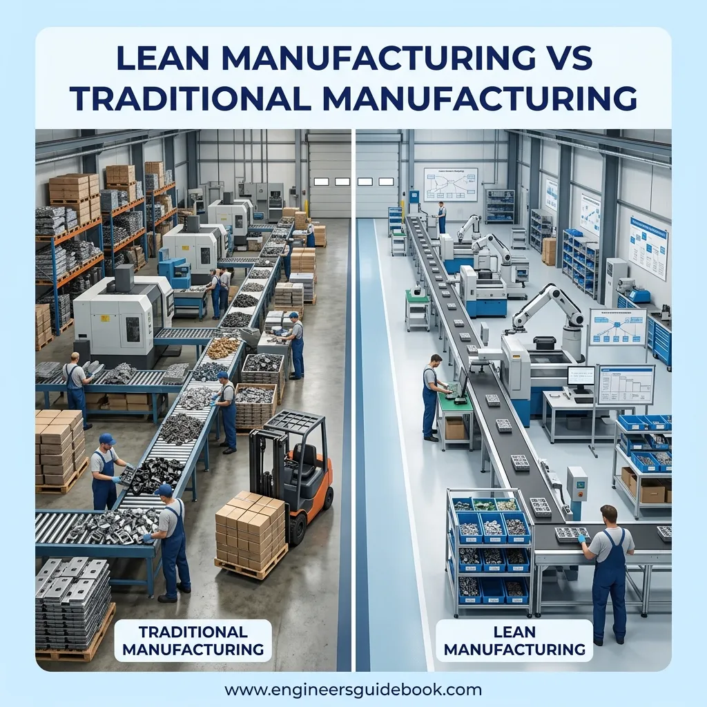 Lean manufacturing vs traditional manufacturing