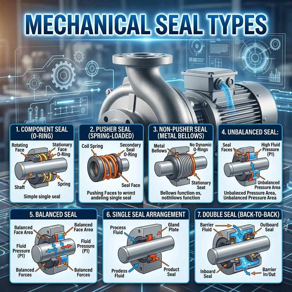 Mechanical seal: types and uses