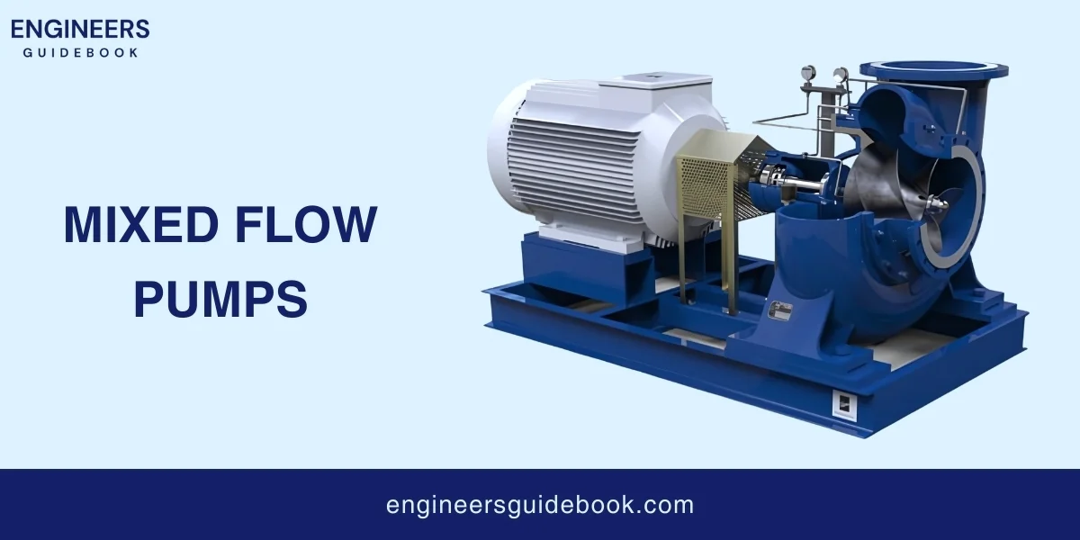 Types of pumps | a comprehensive guide for engineers 11 Mixed flow pump (engineers guidebook )