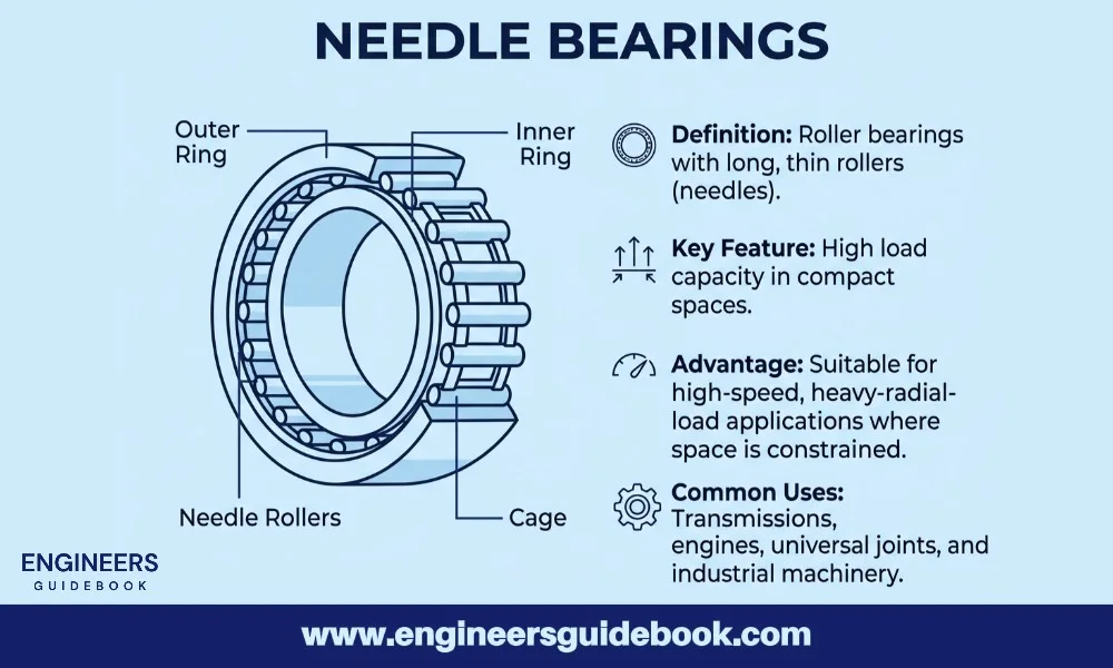 Types of needle bearings and their applications 1 Needle bearing