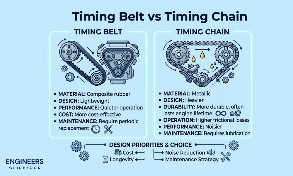 Timing belt vs timing chain
