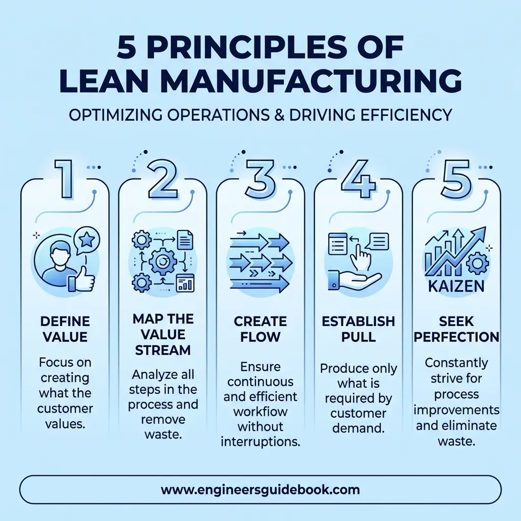 5 Principles of Lean Manufacturing Explained With Examples