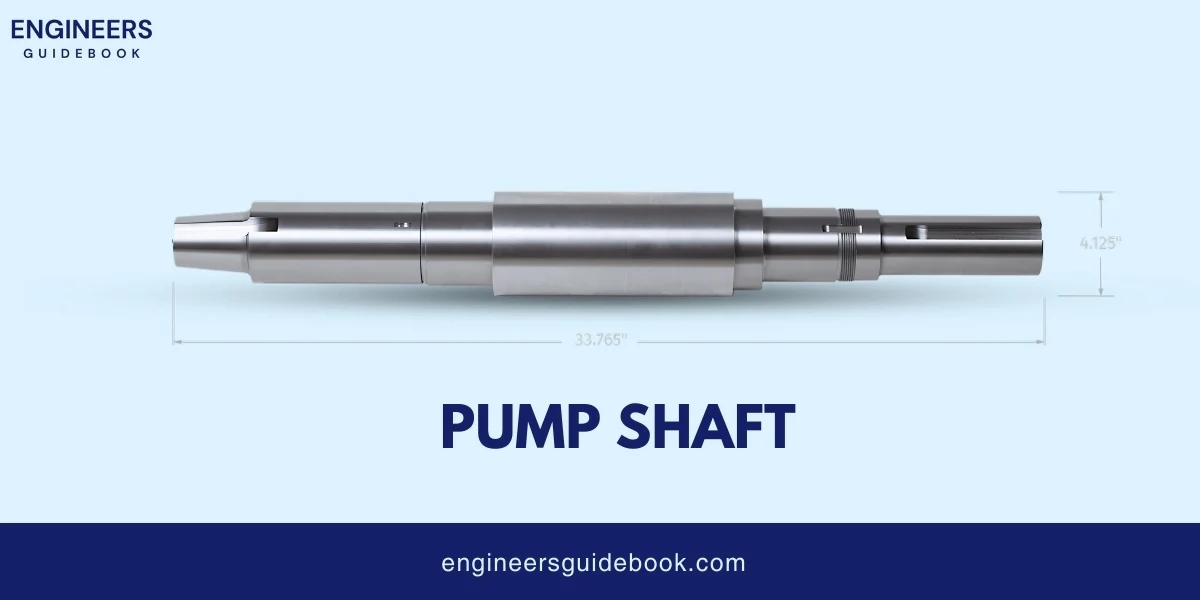 Centrifugal pumps | working, formulas & applications | 6 Pump shaft
