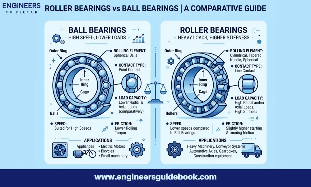 Roller bearings vs ball bearings