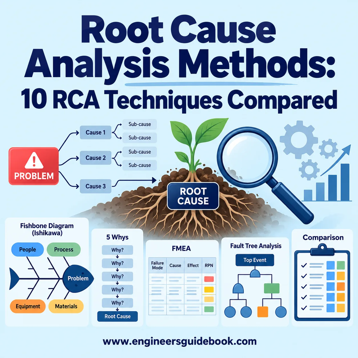 Root Cause Analysis Methods 10 RCA Techniques Compared