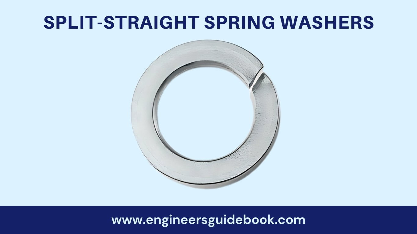 Spring washers: types, uses and applications 3 Split-straight spring washers