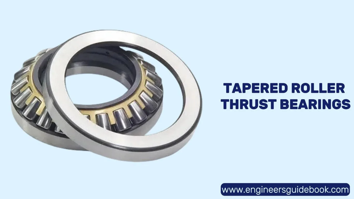 Thrust bearing types, features, applications 3 Tapered roller thrust bearings