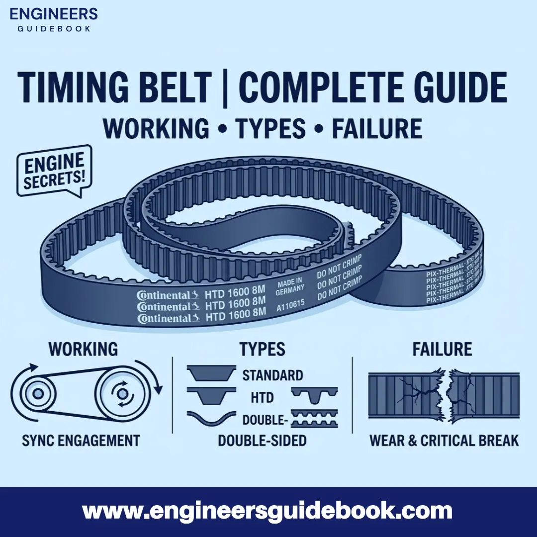 Timing Belt | Complete Guide Working, Types, Failure|