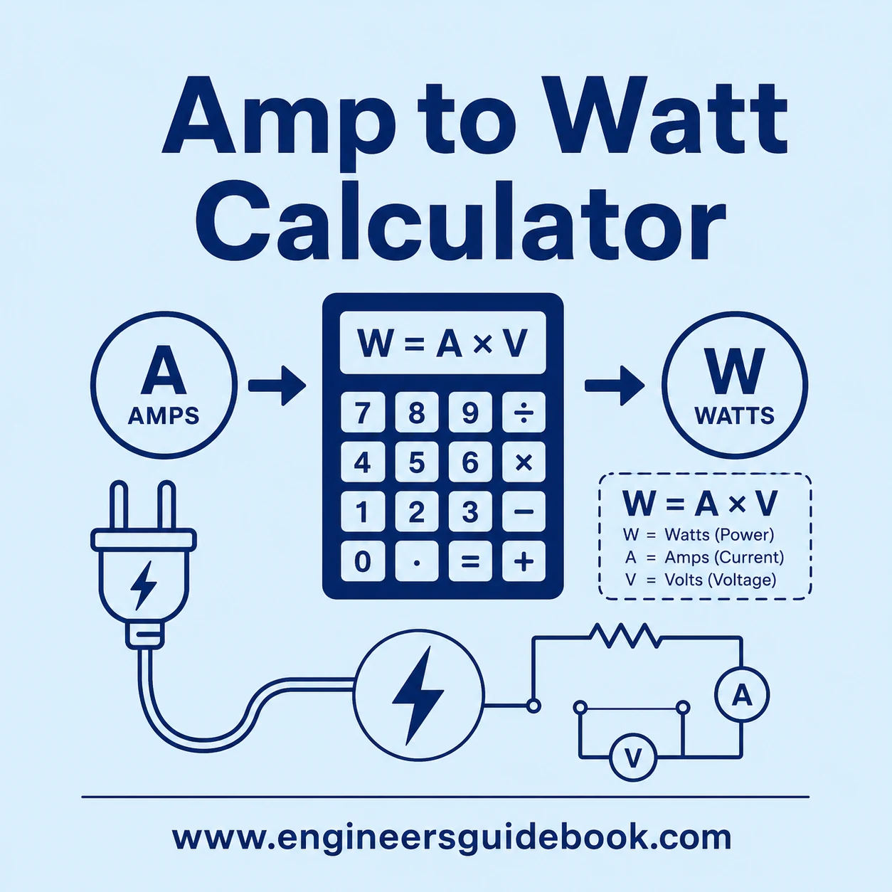Amp to Watt Calculator
