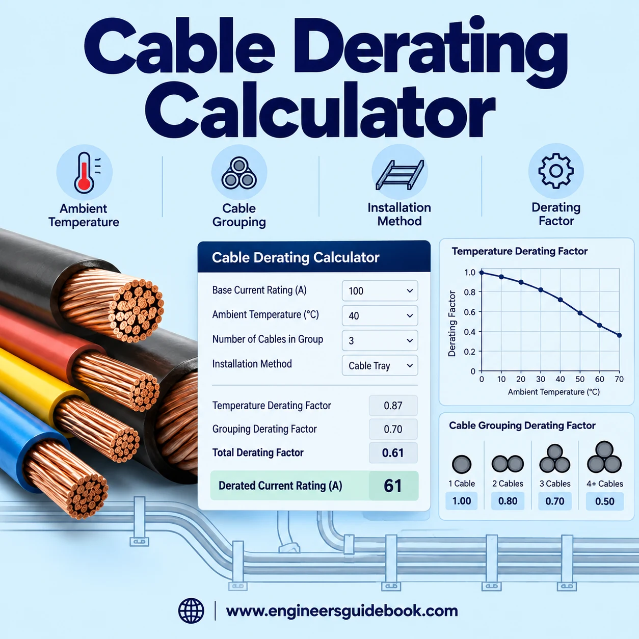 Cable Derating Calculator