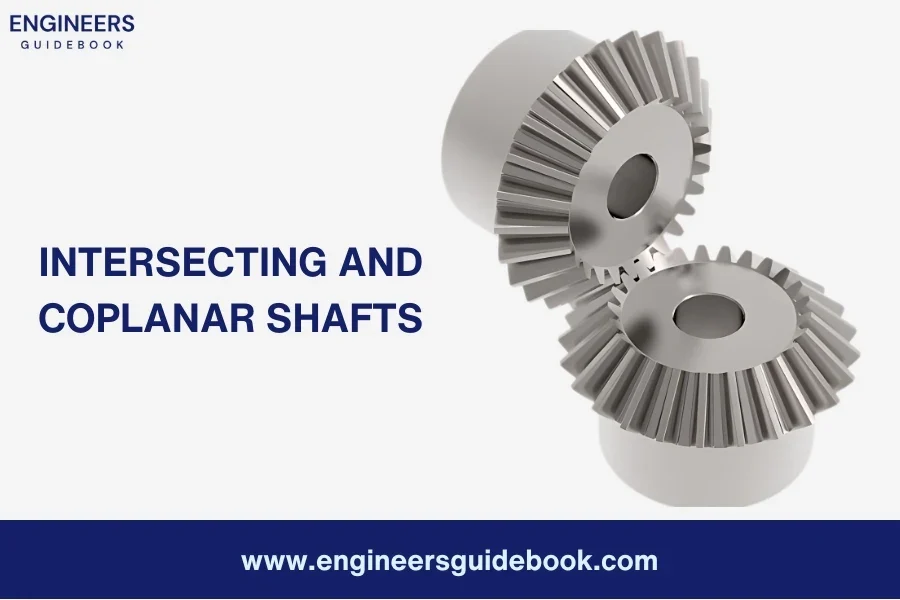 Intersecting and coplanar shaft gears