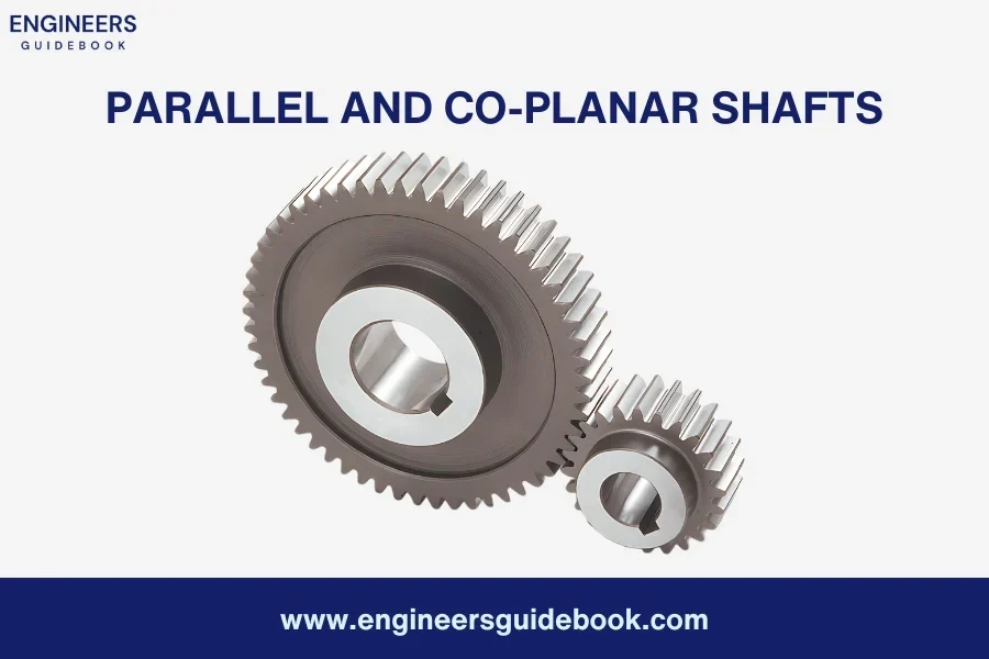 Parallel and co-planar shaft gears