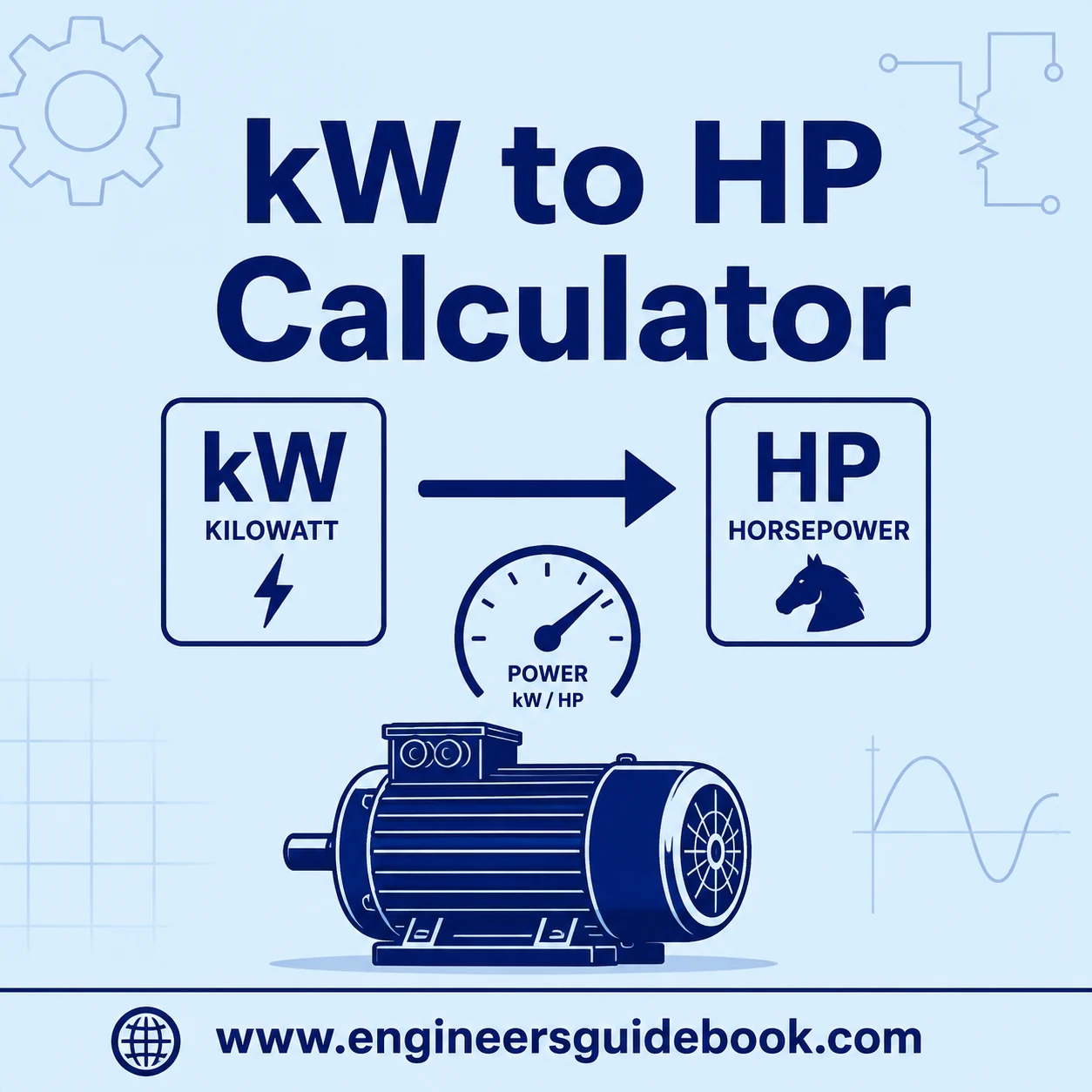 kW to HP Calculator