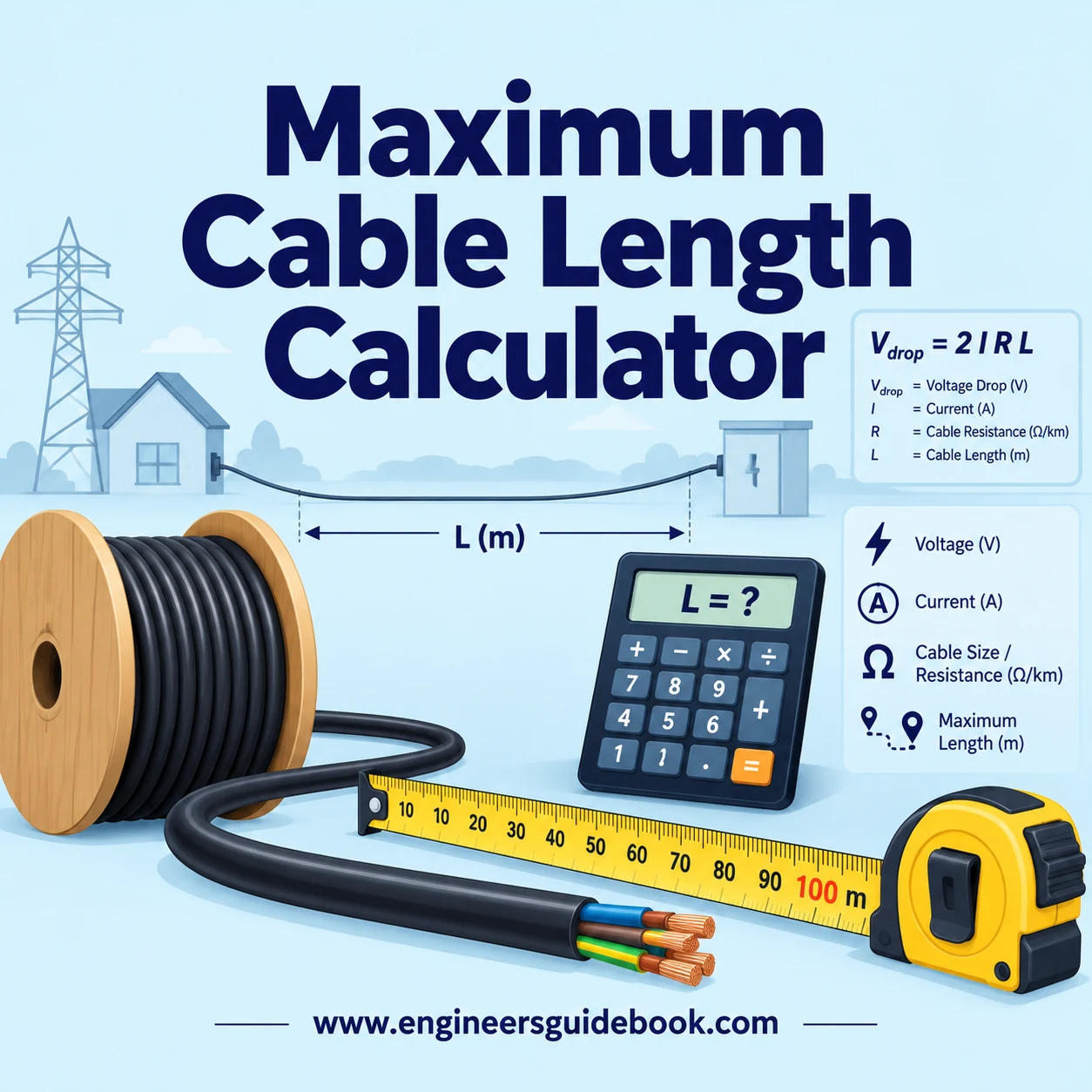 Maximum Cable Length Calculator