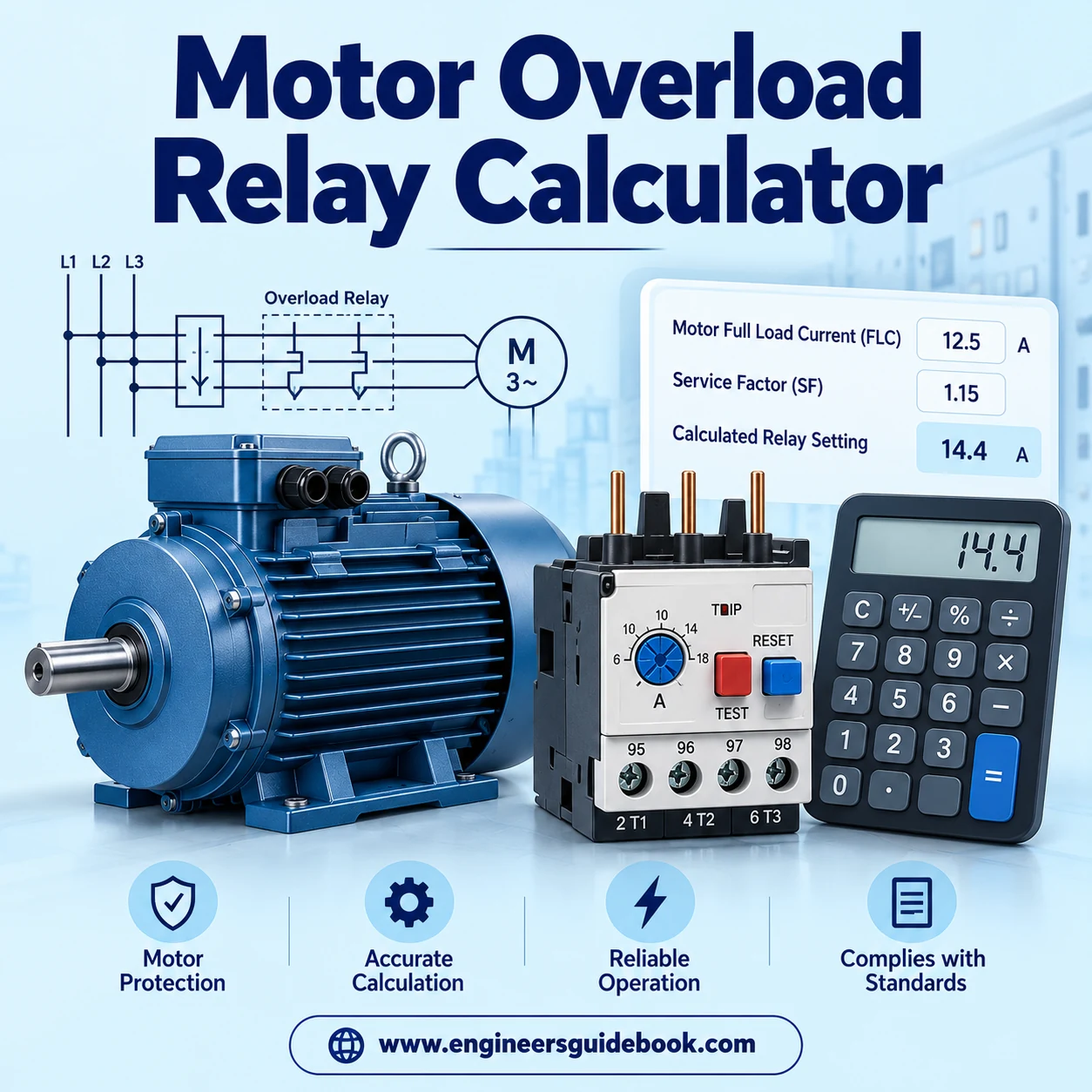 Motor Overload Relay Calculator