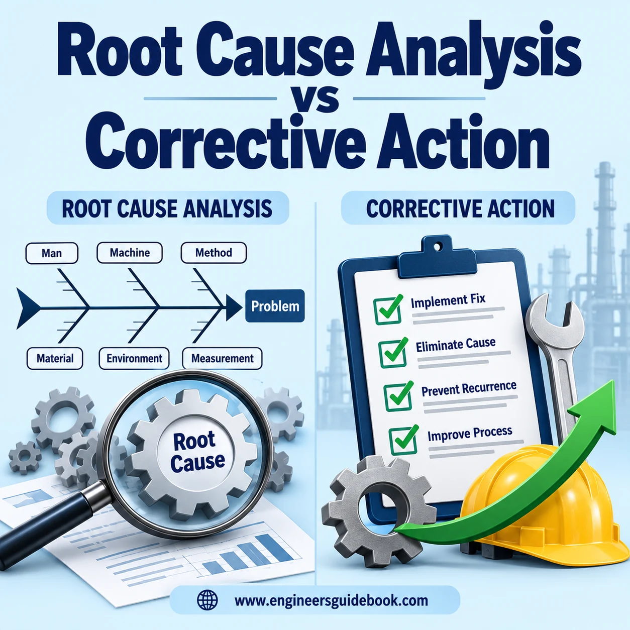 Root Cause Analysis vs Corrective Action